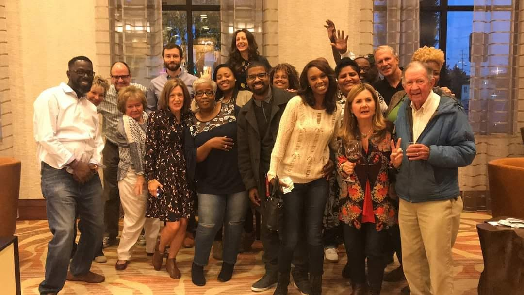 Pastors, spouses, and retreat participants gathered in fellowship